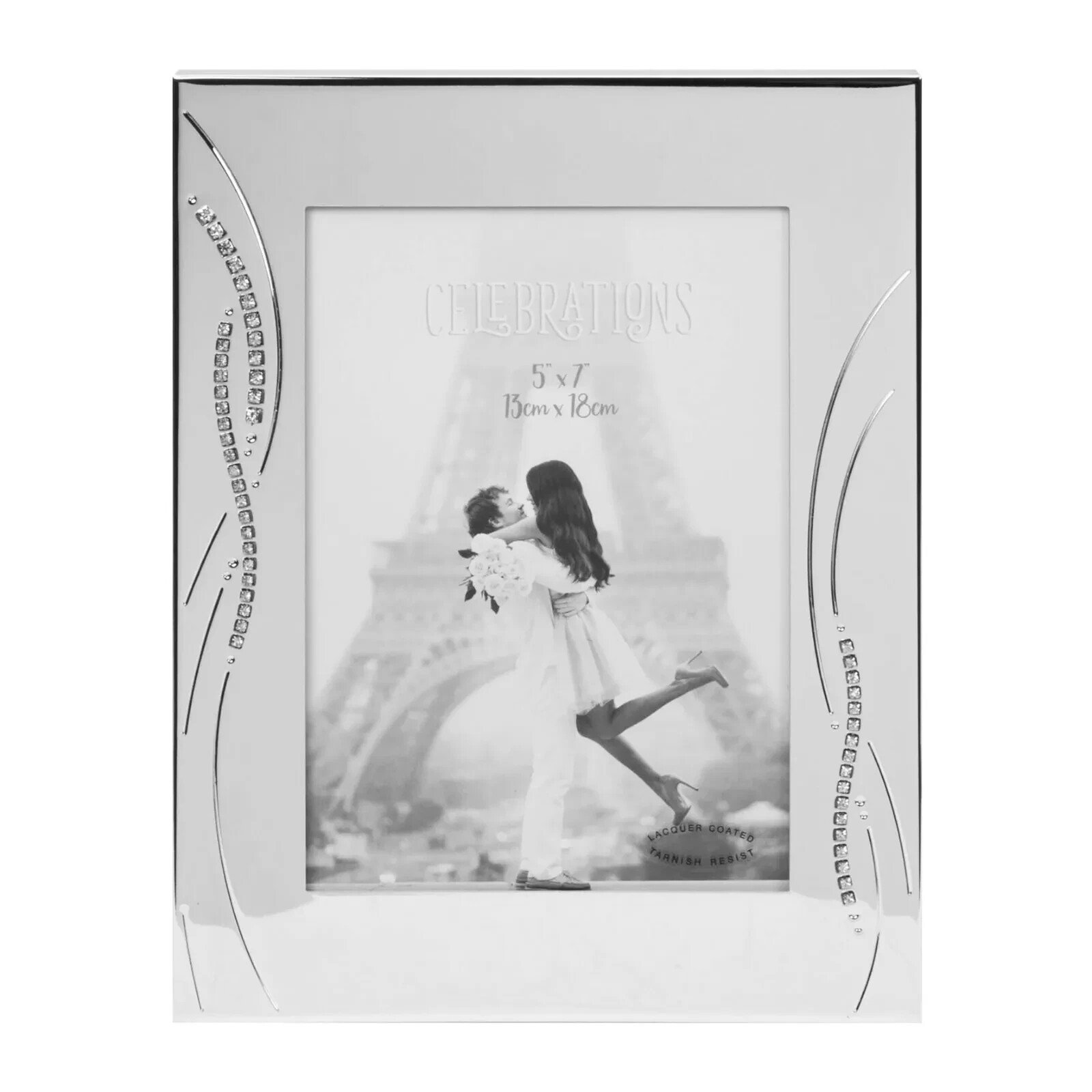 s-l1600-71.jpg Imp.Foto Photo Frame With Crystal Reed Design 5X7 - Image 1