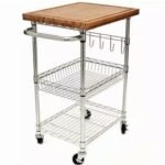 Bamboo Kitchen Cart Trolley
