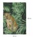 Leopard print cotton rug 60x90cm floor mat for living room or bedroom décor in modern Lagos home interior in Lagos, Nigeria