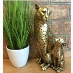 Hestia Resin 2 Cheetah Figurine