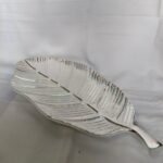 Complements Leaf Table Décor Ornament Silver
