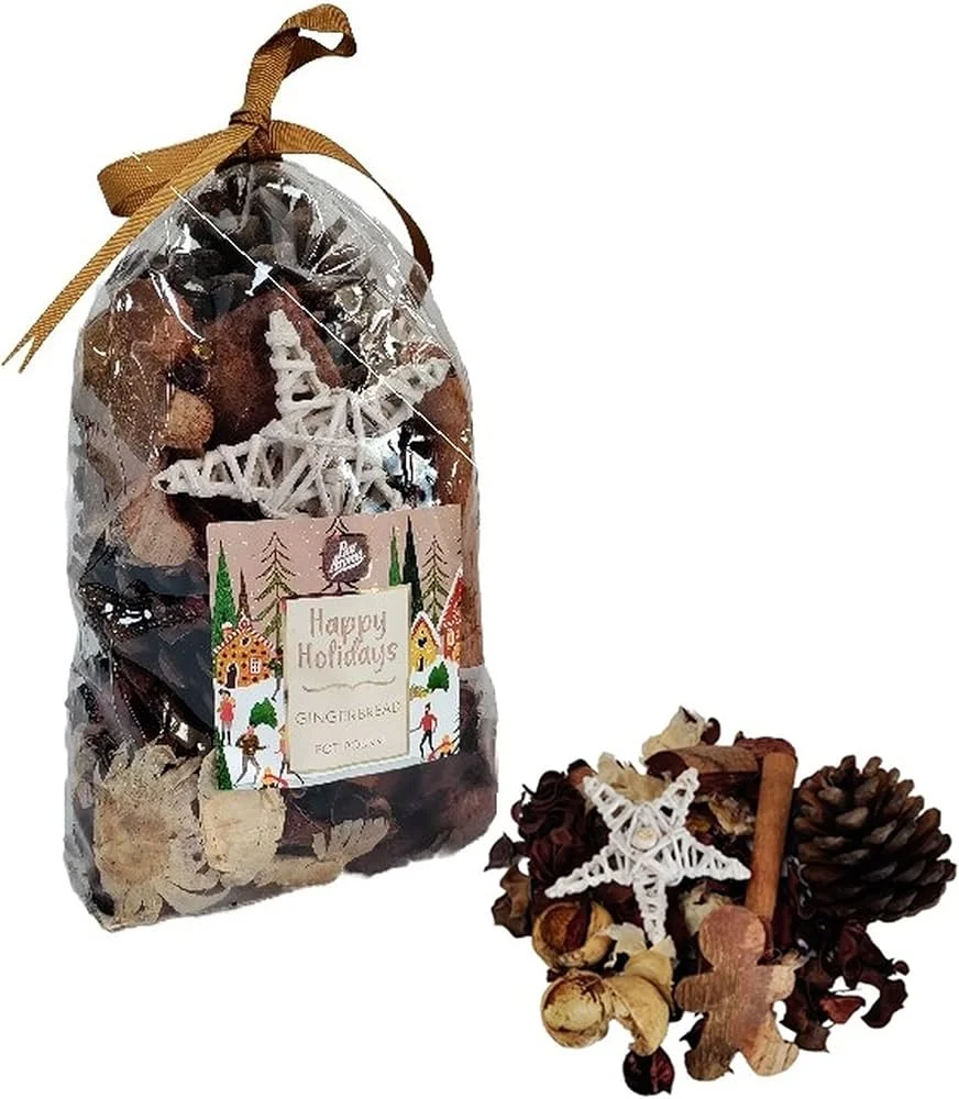 Decorative pot pourri bowl with dried flowers and natural fragrance mix in a Lagos home interior