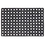Rondo rubber ring doormat 40x60cm black outdoor entrance mat in Lagos, Nigeria
