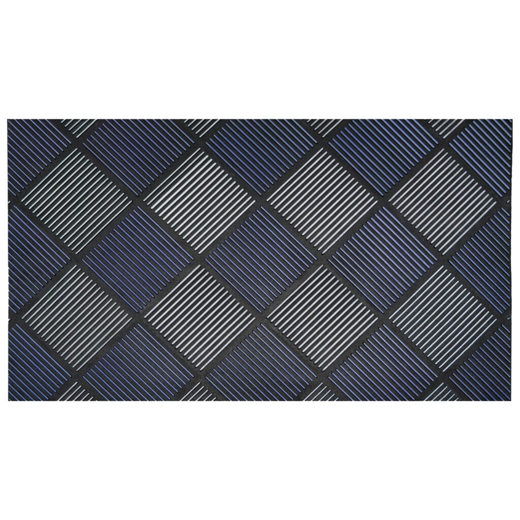 Platina silver blue rubber scraper mat 40x70cm outdoor doormat in Lagos, Nigeria