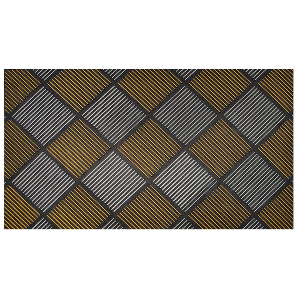 Platina silver gold rubber scraper mat 40x70cm outdoor doormat in Lagos, Nigeria