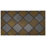 Platina silver gold rubber scraper mat 40x70cm outdoor doormat in Lagos, Nigeria