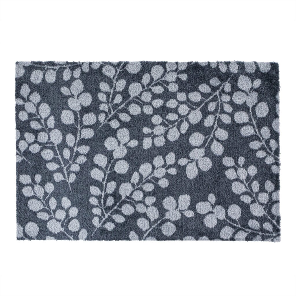 Grey Mega Mat with branch patterns 50x75cm for indoor and outdoor entrance use in Lagos, Nigeria