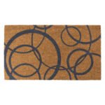 latex coir circles 40x70cm doormat circular design natural fibre entrance mat in Lagos, Nigeria