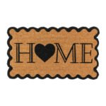 Latex shaped coir home 40x70cm doormat entrance mat for doorway in Lagos Nigeria
