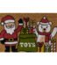 latex backed eco friendly christmas coir doormat santa 40x58cm festive entrance mat in Lagos, Nigeria