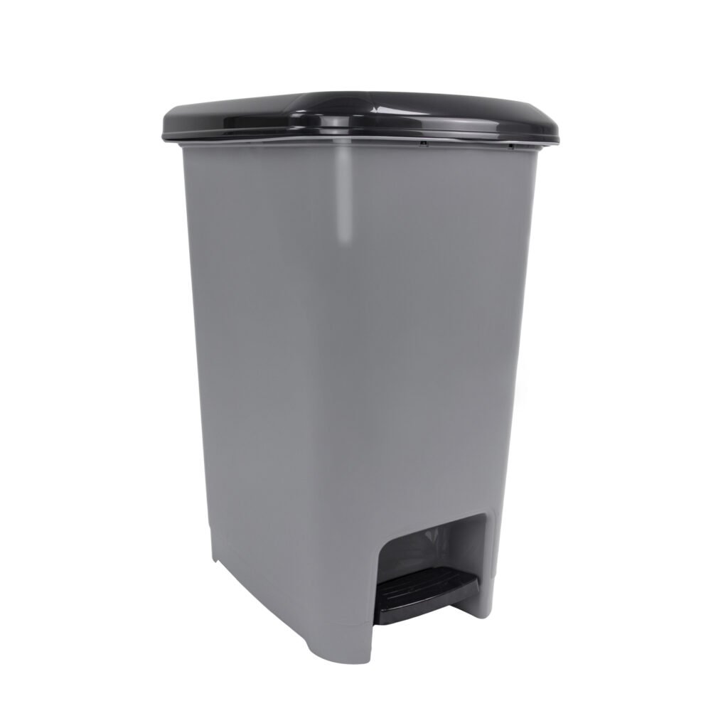 slim pedal bin 15l compact plastic waste bin with foot pedal in Lagos, Nigeria