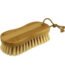 Bamboo scrubbing brush with natural handle for kitchen and bathroom cleaning in Lagos Nigeria