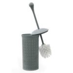loop toilet brush and holder set grey plastic bathroom cleaning set in Lagos, Nigeria