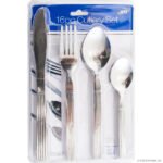 16 piece stainless steel cutlery set including knives, forks, and spoons for dining in Lagos, Nigeria