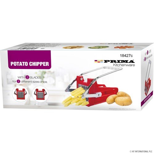 Stainless steel 2 blade potato chipper for making homemade French fries and veggie sticks in Lagos, Nigeria