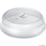 Clear microwave food cover SK-28288 for splatter protection and easy kitchen clean-up in Lagos, Nigeria