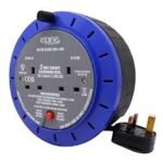 5m Cable Reel – 2-Way Socket 10A Heavy Duty Extension for Home and Office