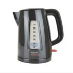 Black KitchenPerfected 3Kw fast boil cordless kettle for eco-friendly kitchen use in Lagos, Nigeria