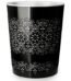 Flora waste bin black small cylindrical plastic bin for home use in Lagos, Nigeria