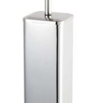 Axus stainless steel toilet brush holder silver modern bathroom accessory in Lagos, Nigeria