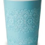 Flora waste bin blue cylindrical plastic bin for bathroom and office use in Lagos, Nigeria