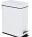 Axus rectangle 5L white pedal bin slim bathroom waste bin in Lagos, Nigeria