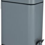 Axus rectangle 5L slate pedal bin slim bathroom waste bin in Lagos, Nigeria