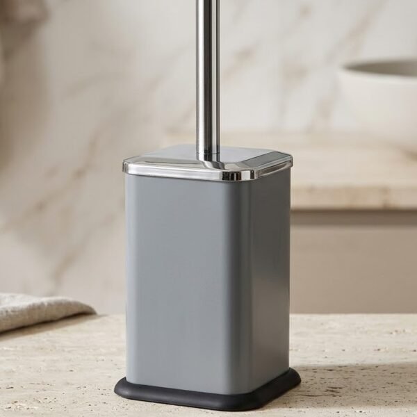 Axus slate toilet brush holder modern grey bathroom accessory in Lagos, Nigeria