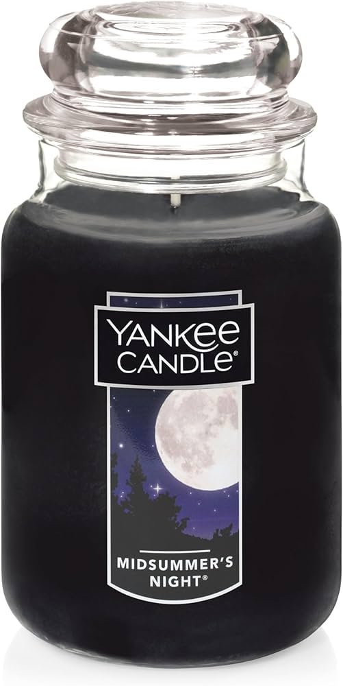 Yankee Candle Midsummer Night Large Jar 22oz Long-Burning Scented Candle Yankee Candle Large Jar 22oz Midsummer Night scented candle in glass jar, Lagos, Nigeria
