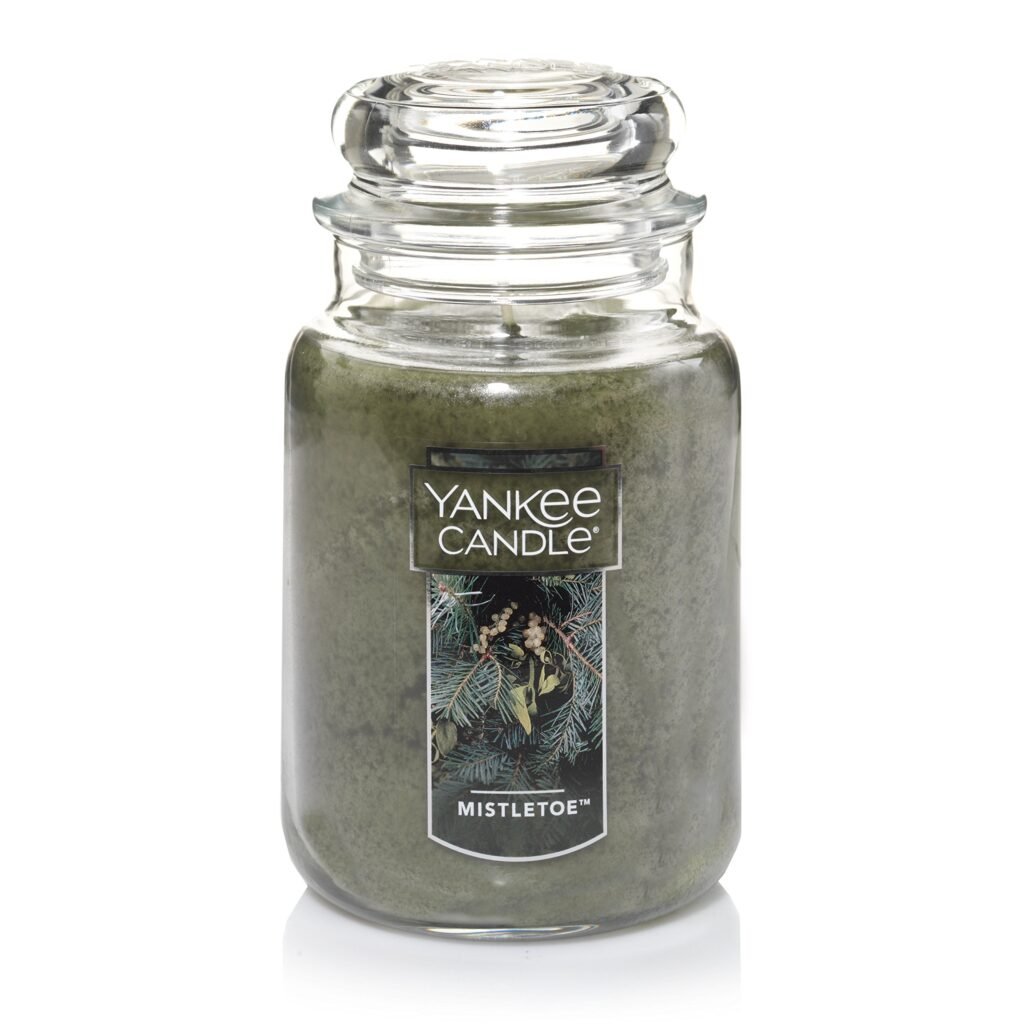 Yankee Candle Large Jar 22oz Mistletoe scented candle in glass jar, Lagos, Nigeria