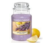 Yankee Candle Large Jar 22oz Lemon Lavender scented candle in glass jar, Lagos, Nigeria