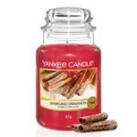 Yankee Candle Large Jar 22oz Sparkling Cinnamon scented candle in glass jar, Lagos, Nigeria