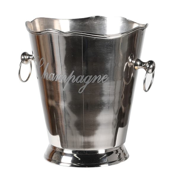 Nickel wine cooler metallic ice bucket for wine and champagne serving in Lagos Nigeria
