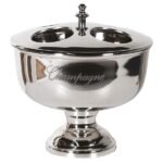 4 bottle nickel wine cooler metal ice bucket for entertaining in Lagos Nigeria
