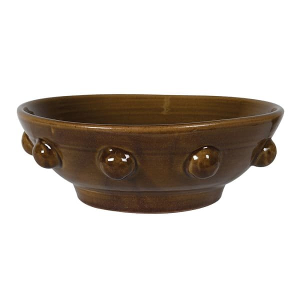 Mahogany bubble bowl decorative sculptural centerpiece for home décor in Lagos Nigeria