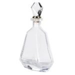 Glass hex decanter luxury geometric drinkware for home bar in Lagos Nigeria
