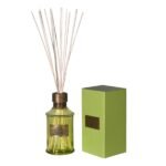 Dark rum metal reed diffuser luxury home fragrance bottle in Lagos Nigeria