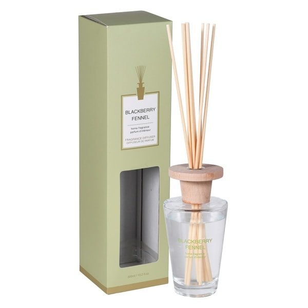 Blackberry reed diffuser with fragrance bottle for home décor in Lagos Nigeria