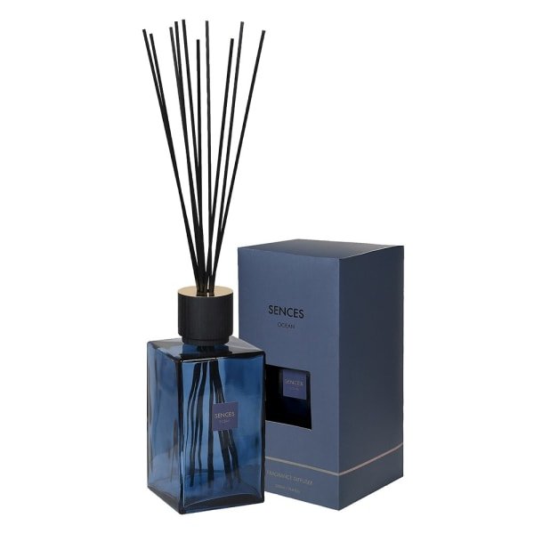 XL Ocean Diffuser blue glass reed diffuser for home fragrance in Lagos Nigeria