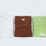 Soft cotton bath robe with tie belt for home and spa use, Lagos, Nigeria