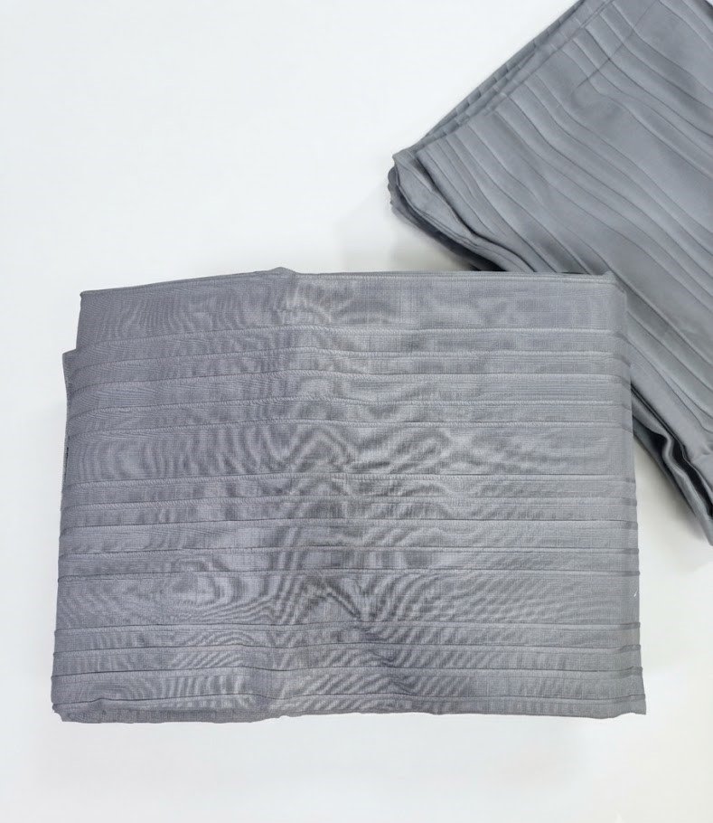 Scott Living king size duvet set on a neatly made bed in a modern bedroom, Lagos, Nigeria