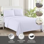 Comfy king size bed sheet neatly spread on a modern bed in Lagos, Nigeria