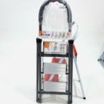 Grey 3 Step Ladder for household use in Lagos, Nigeria