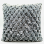 Charcoal faux cushion cover for sofa and bedroom décor, Lagos, Nigeria