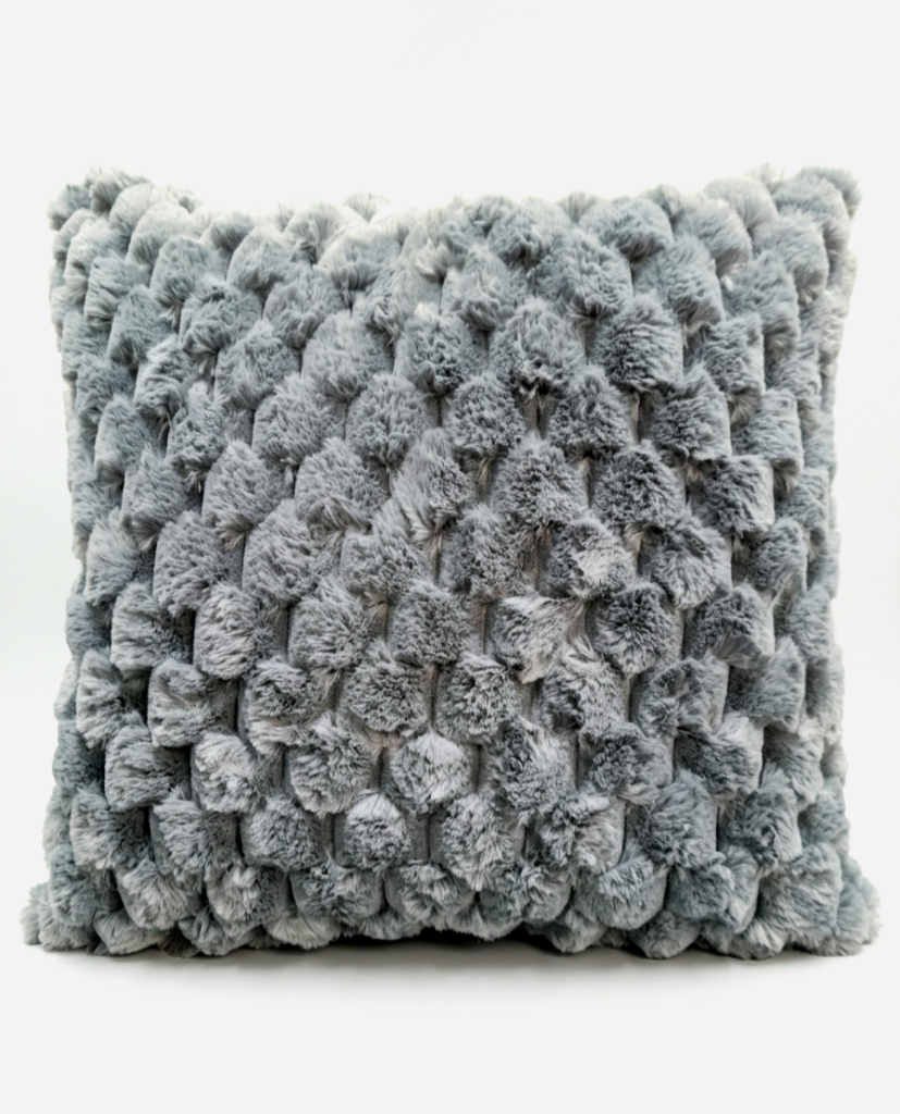 Charcoal faux cushion cover for sofa and bedroom décor, Lagos, Nigeria