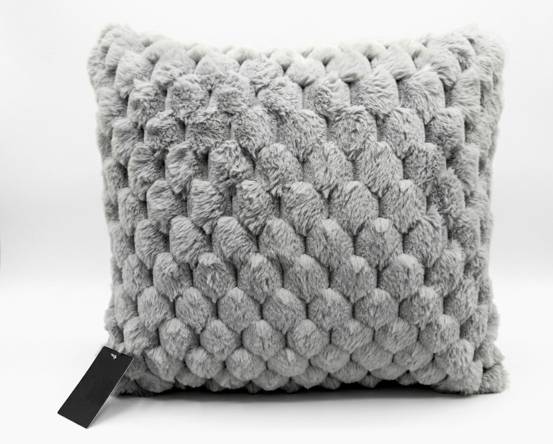 Silver faux cushion cover Silver faux cushion cover on home seating, Lagos, Nigeria