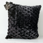Black faux cushion cover for sofa and bedroom décor, Lagos, Nigeria