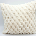 Cream faux cushion cover for sofa and bedroom décor, Lagos, Nigeria
