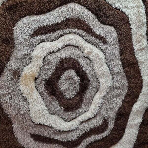 Brown 5 x 7 ft Rug for living room décor in Lagos, Nigeria
