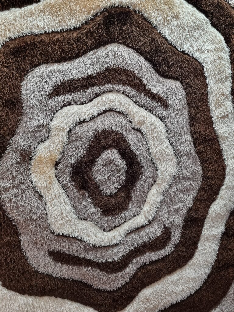 Brown 5 x 7 ft Rug for living room décor in Lagos, Nigeria